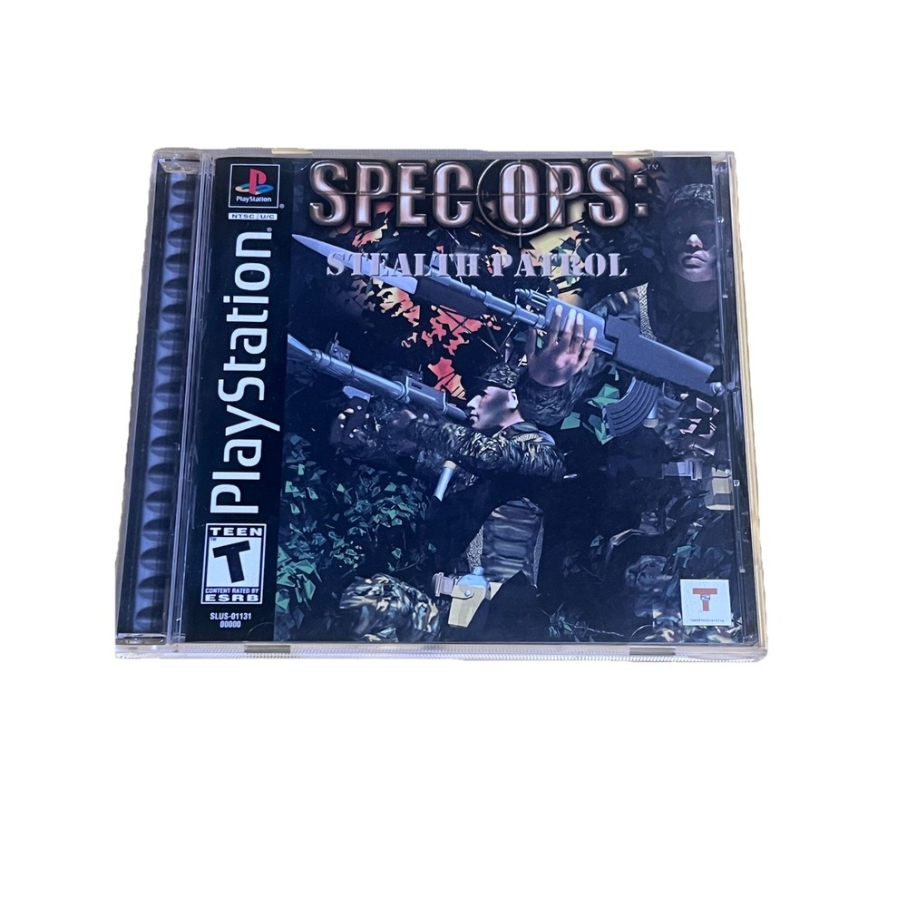 Spec Ops Stealth Patrol‎ Playstation 1 PS1 CIB Free Shipping
